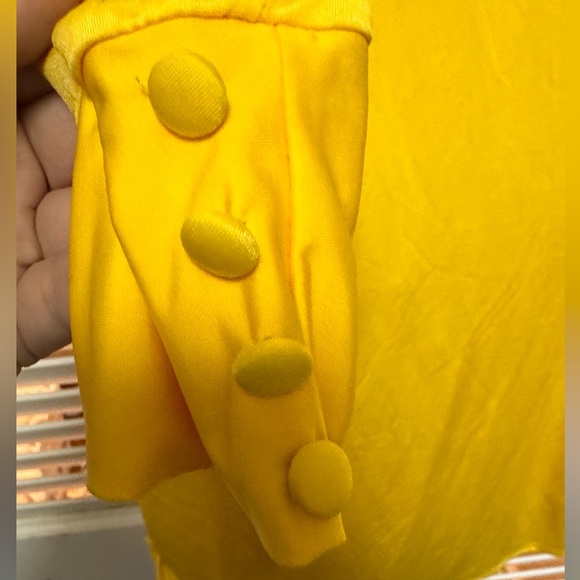 Fashion Nova XS yellow Stay the Night Cowl dress NWT - Picture 3 of 8